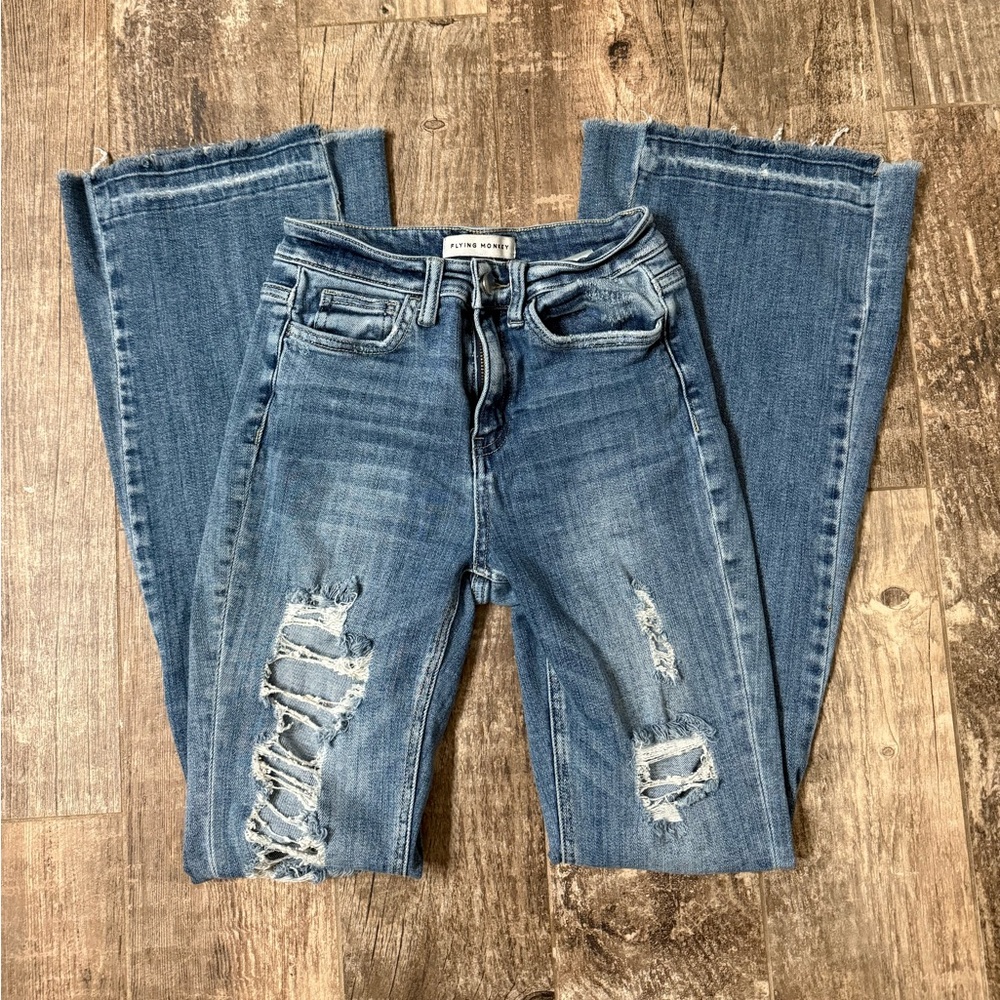 Flying Monkey Distressed Jeans